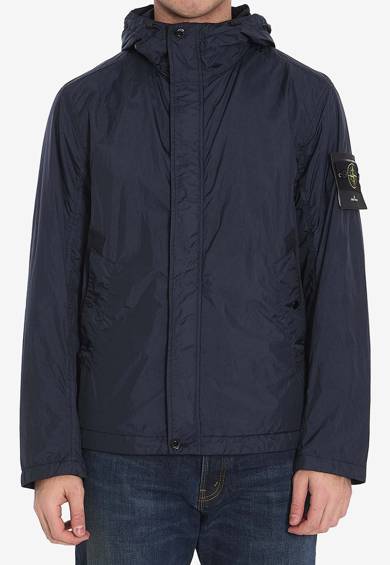 Stone Island Logo Patch Hooded Jacket K1S154100092-S0A23-V0020