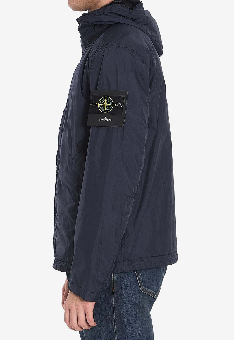 Stone Island Logo Patch Hooded Jacket K1S154100092-S0A23-V0020