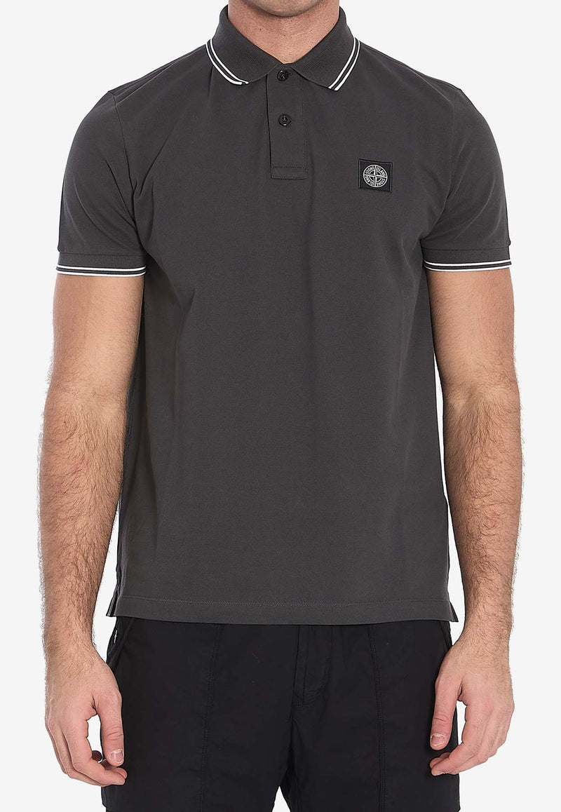 Stone Island Compass Logo Patch Polo T-shirt K1S1522002SC-S0018-V0065