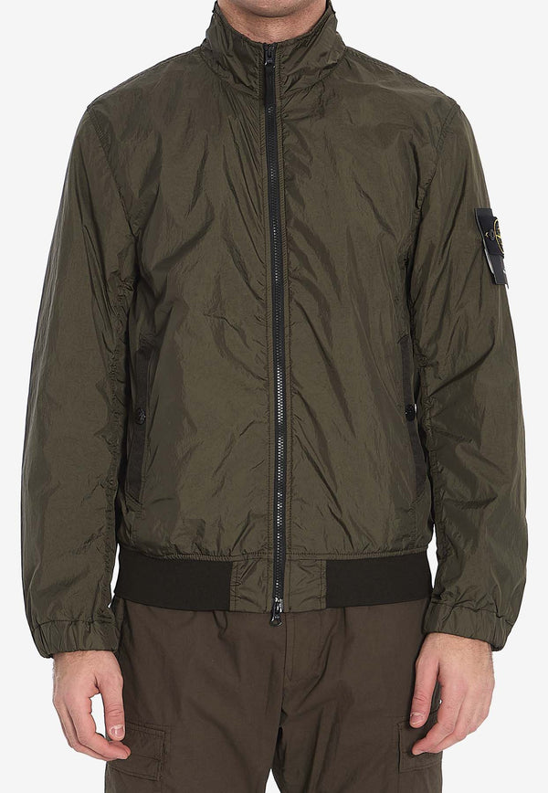 Stone Island Logo Patch Zip-Up Jacket K1S154100037-S0A23-V0054