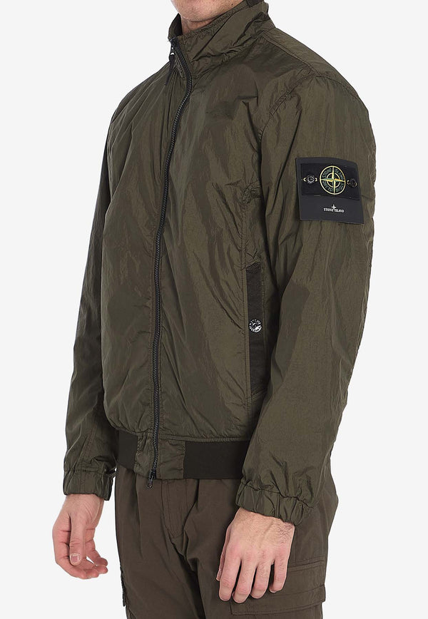 Stone Island Logo Patch Zip-Up Jacket K1S154100037-S0A23-V0054