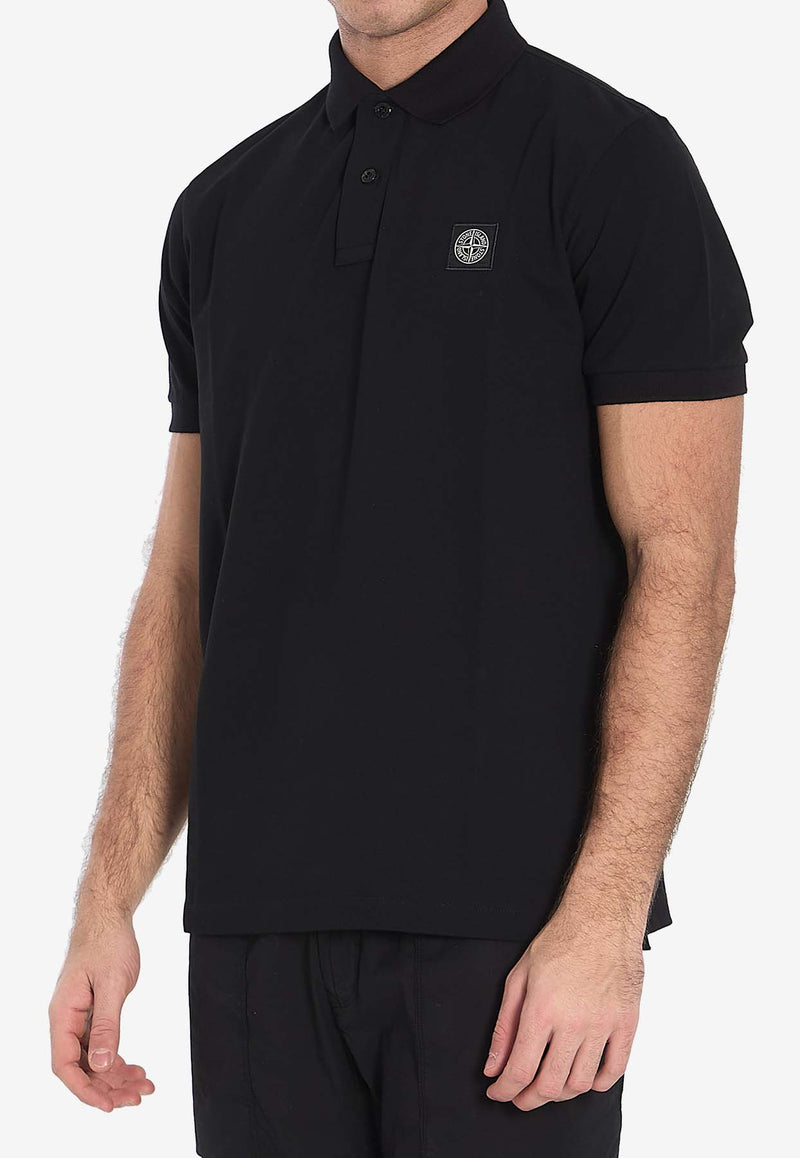 Stone Island Compass Logo Patch Polo T-shirt K1S1522002SC-S0017-V0029