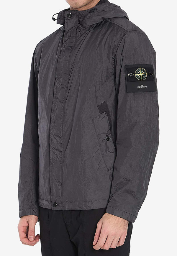 Stone Island Logo Patch Hooded Jacket K1S154100092-S0A23-V0065