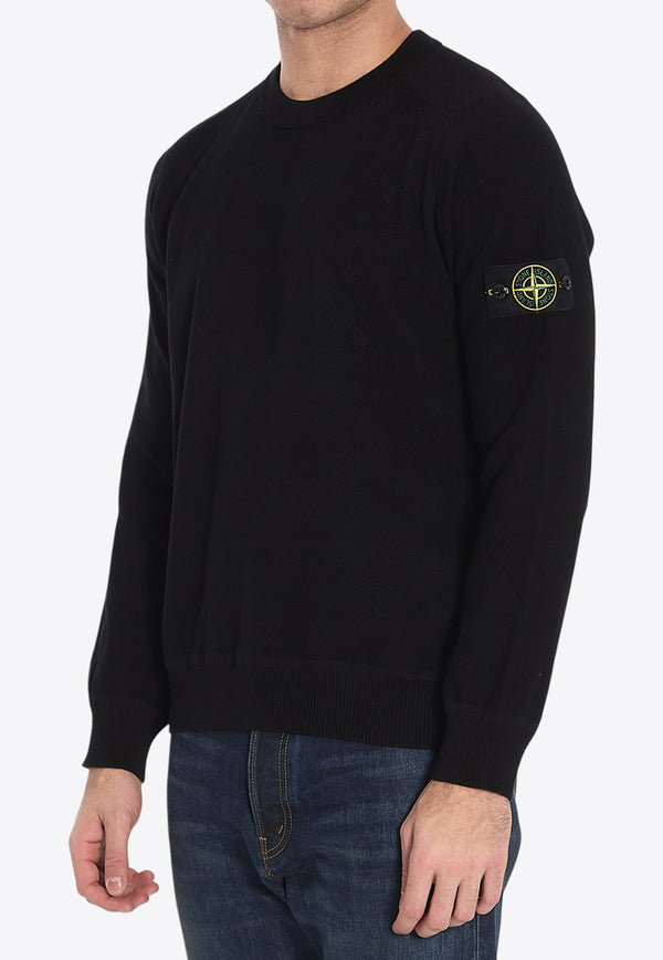 Stone Island Micro Stitch Crewneck Sweatshirt Black K1S155100036-S00B5-V0029