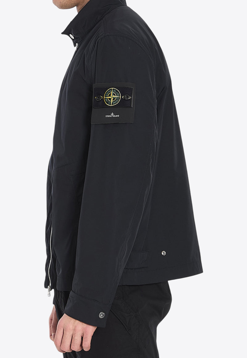 Stone Island Micro Twill Zip-Up Jacket Black K1S154100094-S0026-V0029