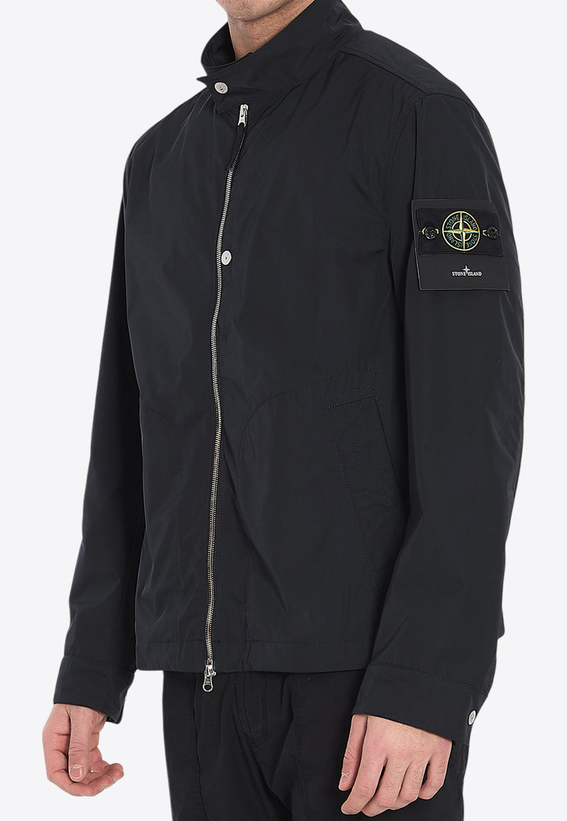 Stone Island Micro Twill Zip-Up Jacket Black K1S154100094-S0026-V0029