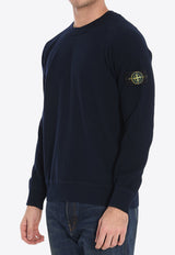 Stone Island Micro Stitch Crewneck Sweatshirt Blue K1S155100036-S00B5-V0020