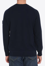 Stone Island Micro Stitch Crewneck Sweatshirt Blue K1S155100036-S00B5-V0020