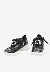 Roger Vivier Viv
 On The Run Sneakers  Black RVW75640980U9C0--XCZ