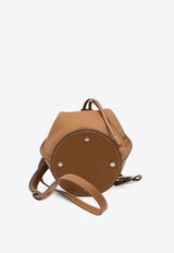 Tod
s Mini Leather Bucket Bag Brown XBBUZK0100-UPP-S410