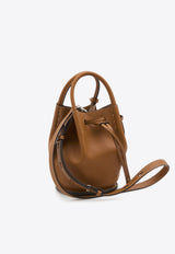 Tod
s Mini Leather Bucket Bag Brown XBBUZK0100-UPP-S410