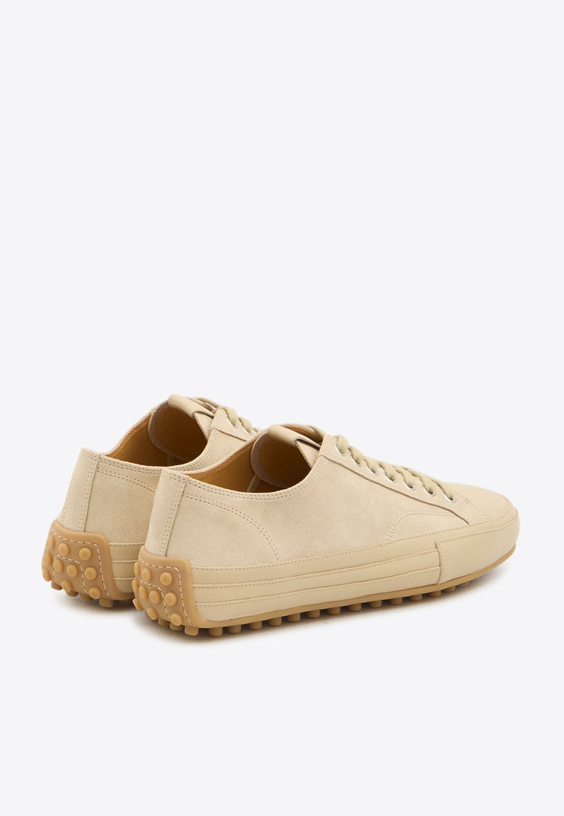 Tod
s Suede Leather Sneakers Beige XXM59L0IY20-O1T-411