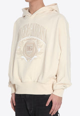 Dolce 
Gabbana Logo Embroidered Hooded Sweatshirt Cream G9BJGZ-G7O2J-A4567