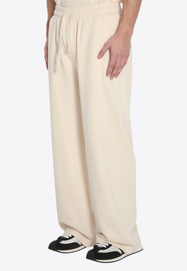 Dolce 
Gabbana Wide-Leg Track Pants Cream GVZ7AZ-G7O2J-A4567