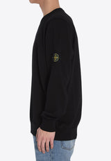 Stone Island Logo Patch Sweater Black K1S155100053-S00B2-V0029