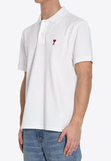 AMI PARIS Ami De Coeur Polo T-shirt White BFUPL001-760-100