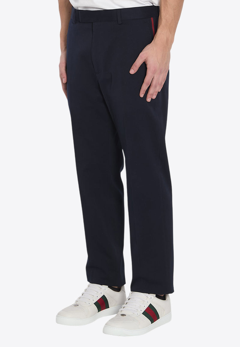 Gucci Straight-Leg Chino Pants Blue 794410-ZABPQ-4020