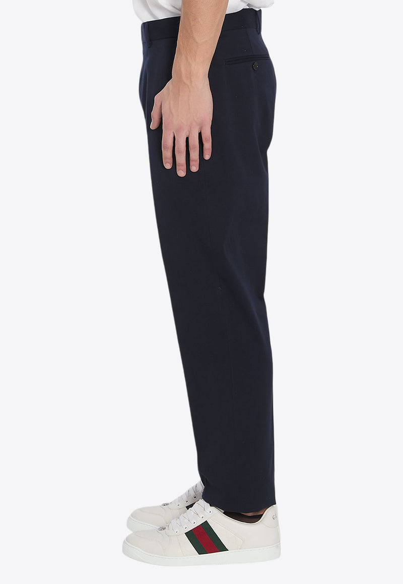 Gucci Straight-Leg Chino Pants Blue 794410-ZABPQ-4020