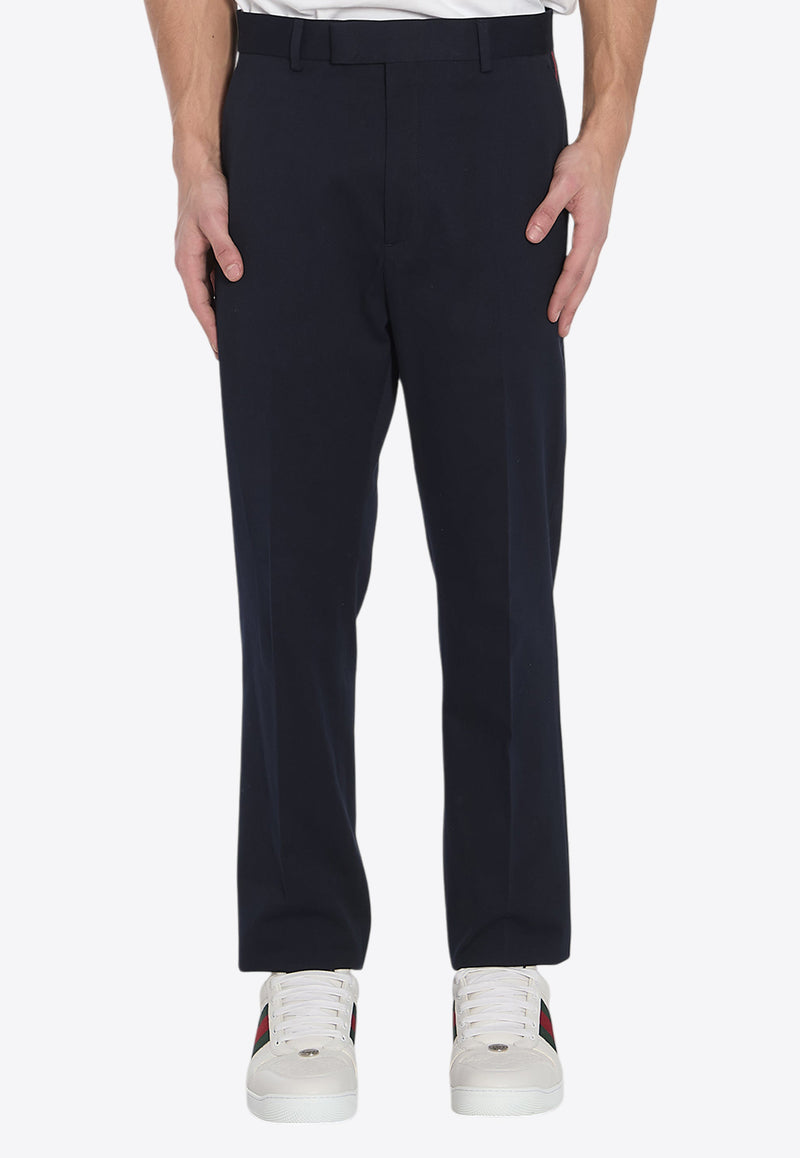 Gucci Straight-Leg Chino Pants Blue 794410-ZABPQ-4020