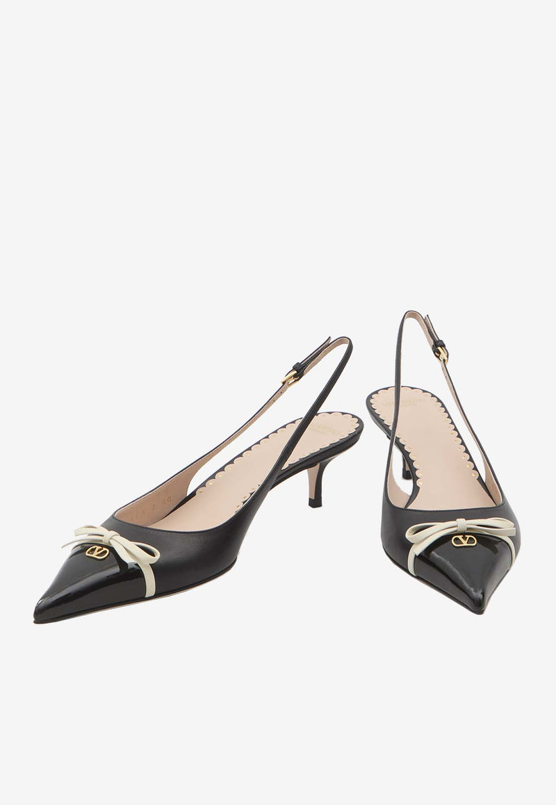 Valentino VLogo 30 Leather Pumps Black 6W2S0LL3-DAL-790