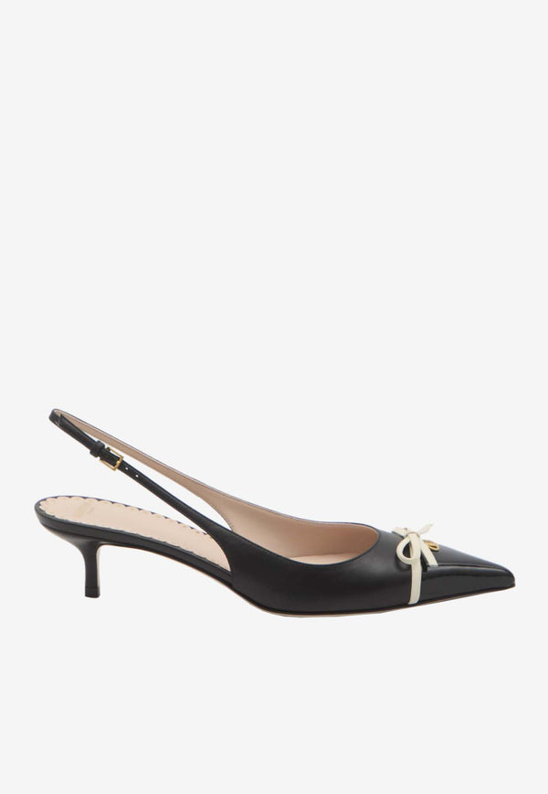 Valentino VLogo 30 Leather Pumps Black 6W2S0LL3-DAL-790