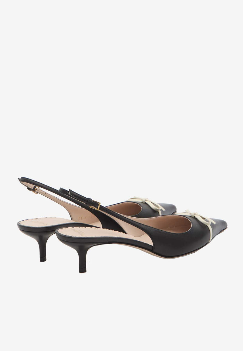 Valentino VLogo 30 Leather Pumps Black 6W2S0LL3-DAL-790