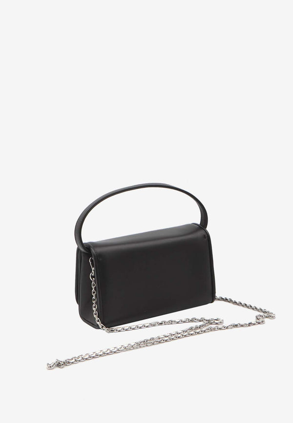 Roger Vivier Micro Pilgrim Top Handle Bag  Black RBWABDH000-YDR-B999