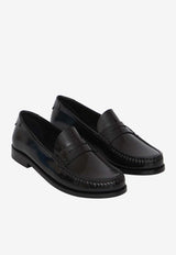 Saint Laurent Le Loafer Calf Leather Loafers Black 670231-AAA7R-1000