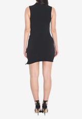 Alexander Wang Knotted Mini Dress  Black 1KC2256051--001