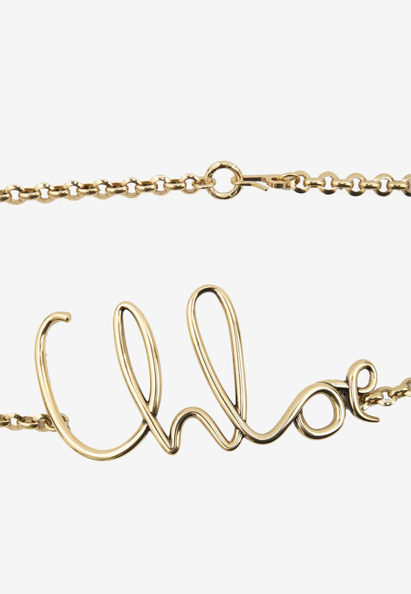 Chloé Signature Iconic Belt  Gold CHC24AC068CB7--9DC