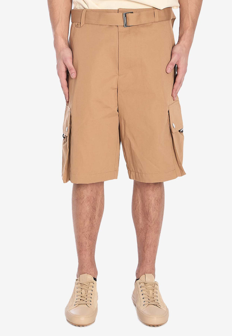 Jacquemus The Cargo Belted Shorts Beige 246PA096-1534-830