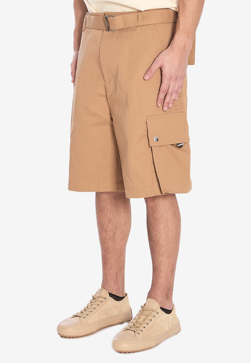 Jacquemus The Cargo Belted Shorts Beige 246PA096-1534-830