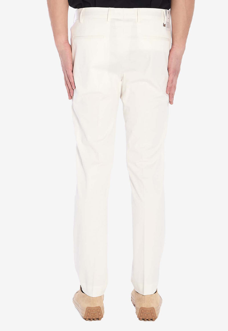 PT Torino Dieci Slim Pants White COASX0ZA0FWD-SD59-0010