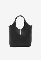 Tod
s Mini Leather Tote Bag Black XBWEBRF0200-UBL2-B999