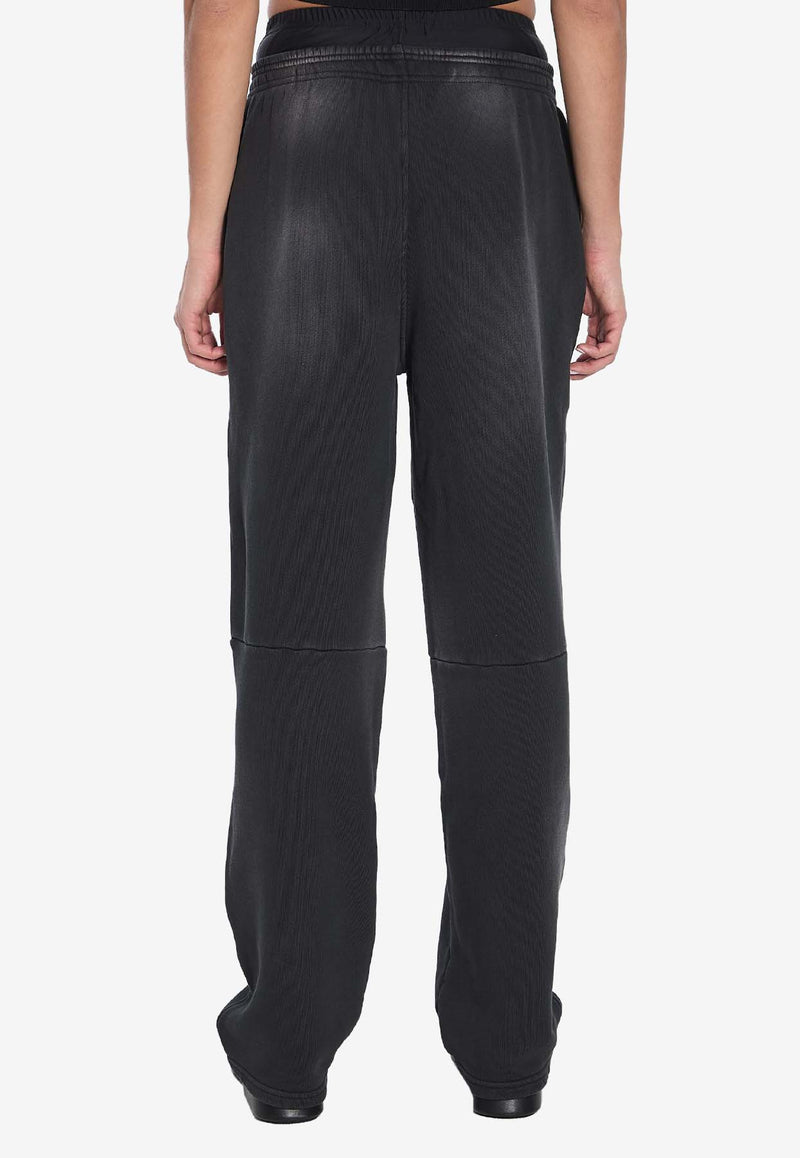 Alexander Wang Pre-Styled Double-Layered Track Pants Black 4CC1254406--011