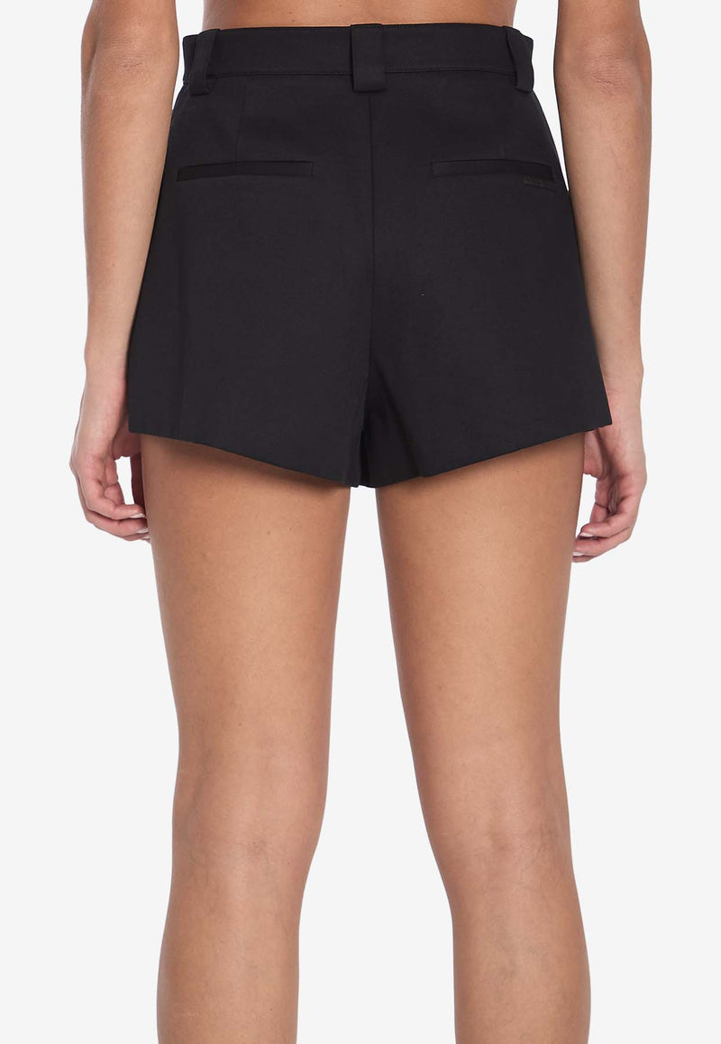 Alexander Wang Classic Flared Mini Shorts Black 1WC1254807--001