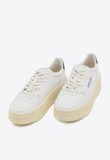 Autry Medalist Low-Top Platform Sneakers White PTLW-LL-22