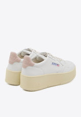 Autry Medalist Low-Top Platform Sneakers White PTLW-LL-80