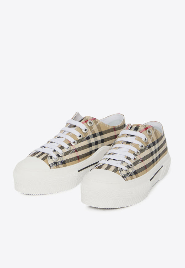 Burberry Signature Check Canvas Sneakers Beige 8050506--A7028