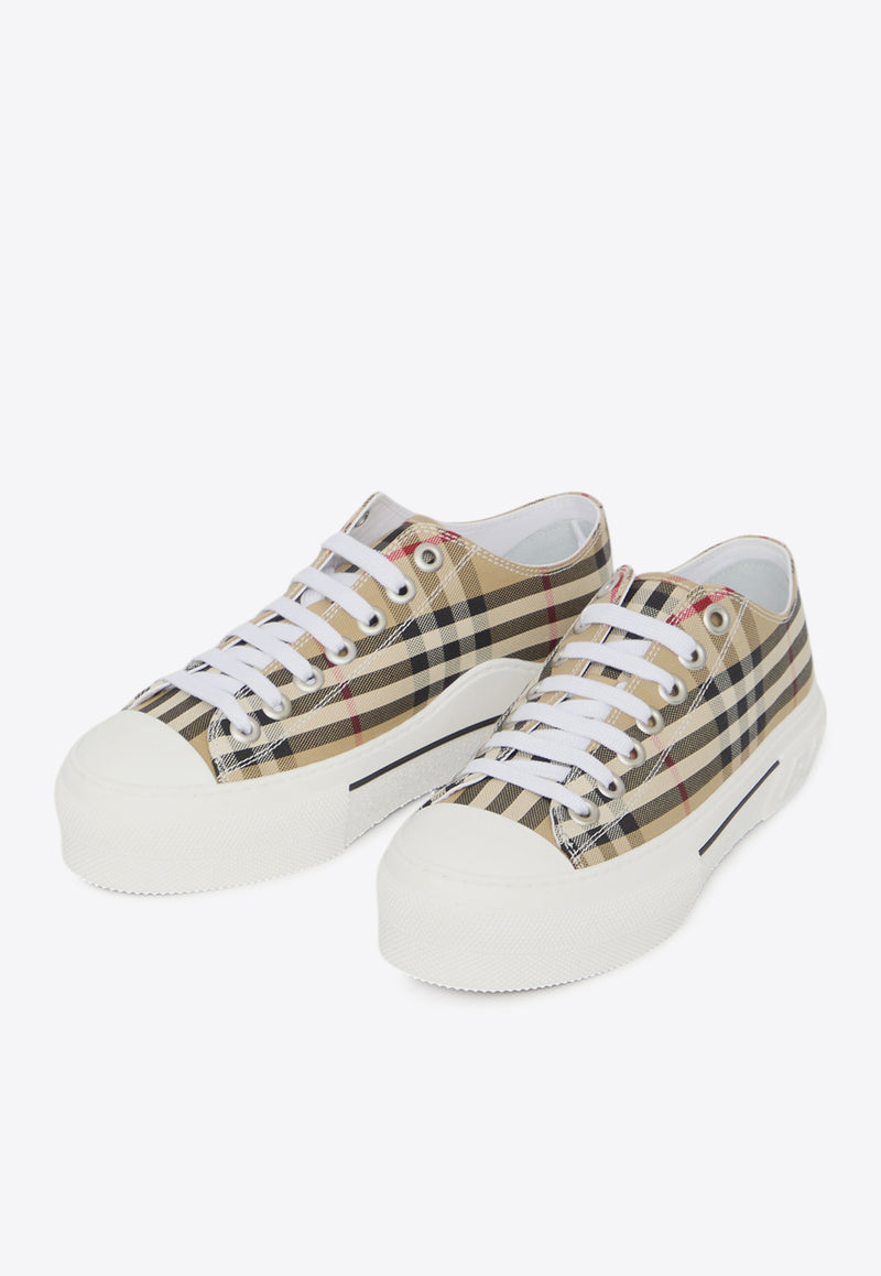 Burberry Signature Check Canvas Sneakers Beige 8050506--A7028