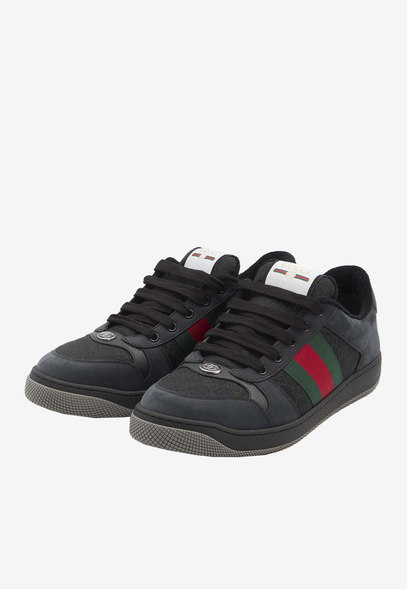 Gucci Screener Low-Top Sneakers  Black 576223-FAD94-1058