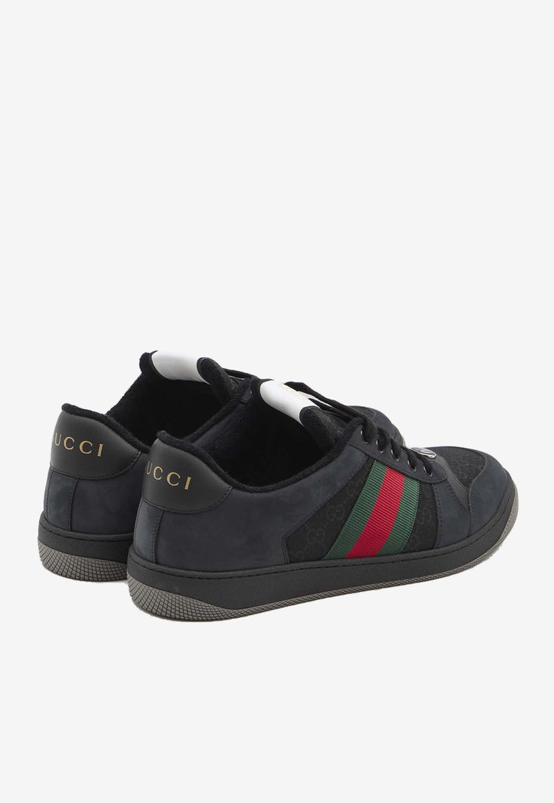 Gucci Screener Low-Top Sneakers  Black 576223-FAD94-1058