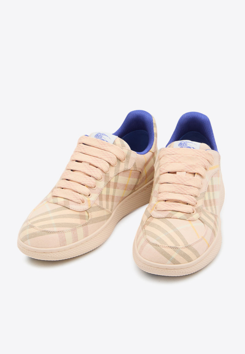 Burberry Terrace Low-Top Check Sneakers Beige 8105187--C1791