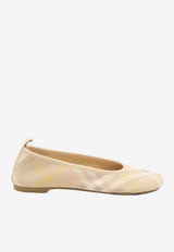 Burberry Checked Knit Ballet Flats 8101053--C1791