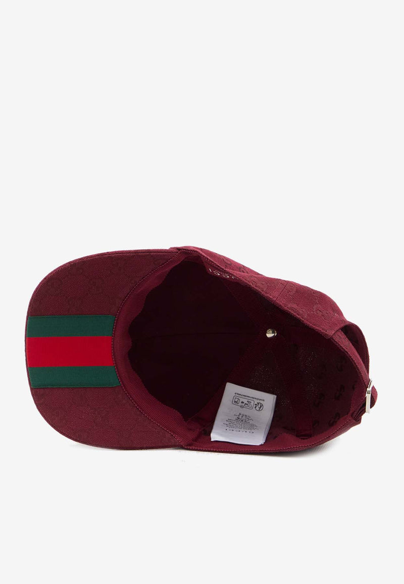 Gucci GG Canvas Baseball Cap Red 807834-4HBDF-8566