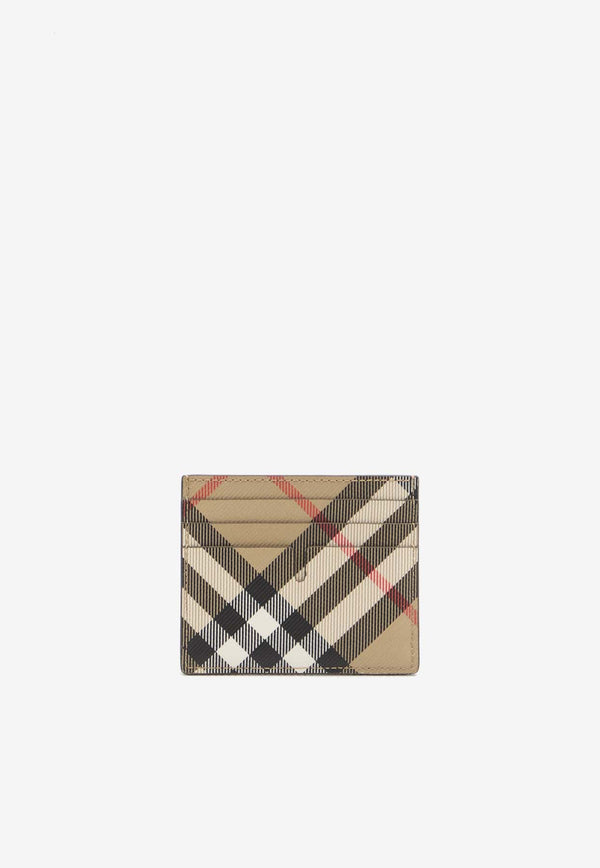 Burberry Vintage Check Cardholder Beige 8095047--A2021