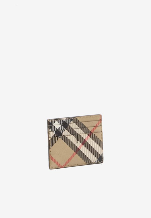 Burberry Vintage Check Cardholder Beige 8095047--A2021