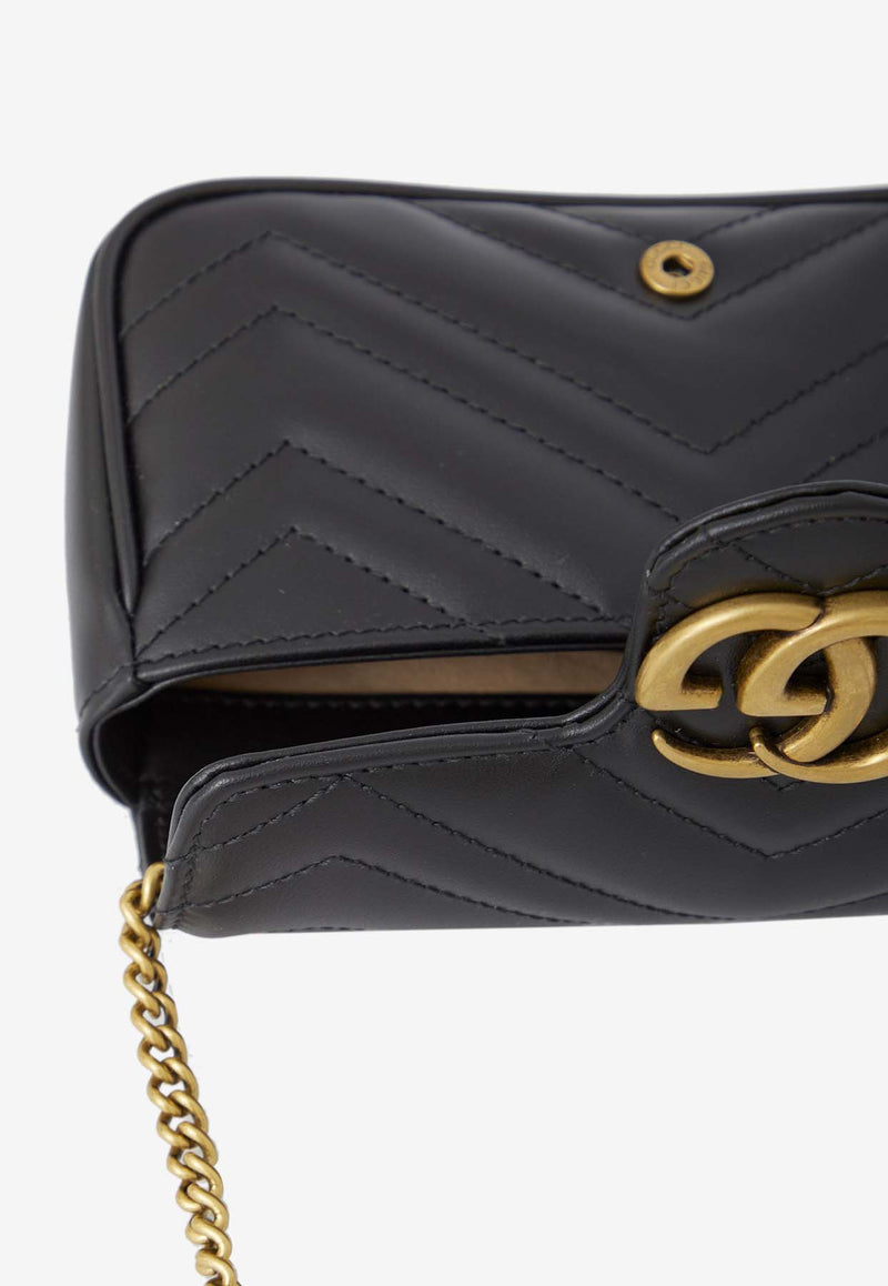 Gucci Mini GG Marmont Crossbody Bag Black 476433-DTDCT-1000