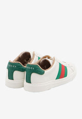 Gucci Ace Leather Sneakers White 812713-AAECR-9042