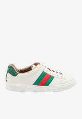 Gucci Ace Leather Sneakers White 812713-AAECR-9042